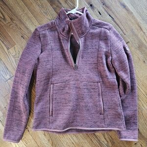 Kuhl Burgundy Quarter-Zip Pullover